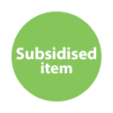 subsidised badge